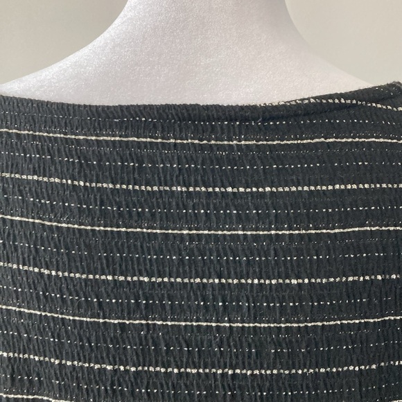 LOFT XXL top black gold long sleeves - Picture 8 of 10